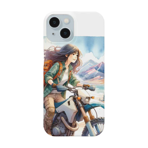 バイク女子リナ スマホケース