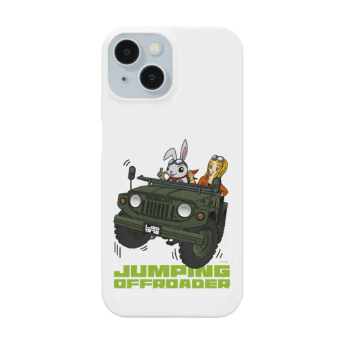 JUMPING OFFROADER 05 二代目ジムニーに乗るウサギと女の子 Smartphone Case