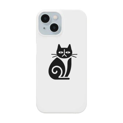 ジト目の黒猫 Smartphone Case