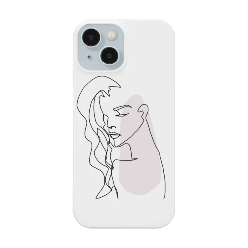 woman2（背景透過ver） Smartphone Case