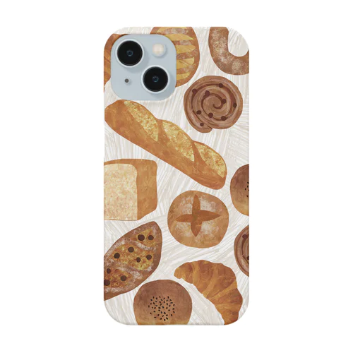 焼きたてパン柄 Smartphone Case