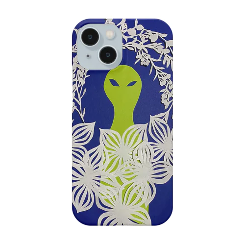 宇宙人　グリーン Smartphone Case