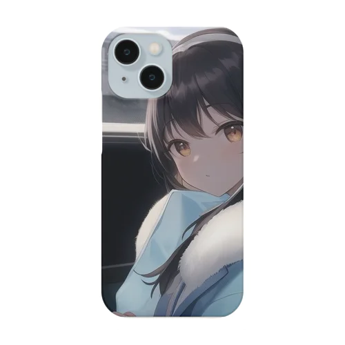 車窓の少女 iPhone Smartphone Case