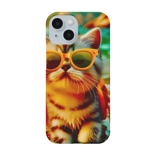 かわいい猫のイラストグッズ Smartphone Case