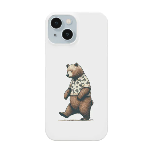 悩み多きクマさん Smartphone Case