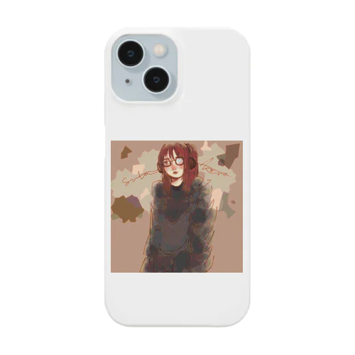 ヘッドフォン女子（色つき） Smartphone Case