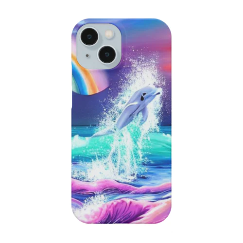 虹をかけるイルカ Smartphone Case