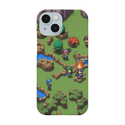 レトロゲードット絵ファミコン4 Smartphone Case