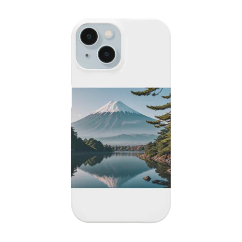 富士山と富士五湖の風景 Smartphone Case