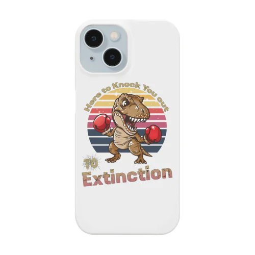 絶滅までKOをするティラノサウルス Smartphone Case