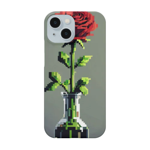 一輪のバラ iPhone Smartphone Case
