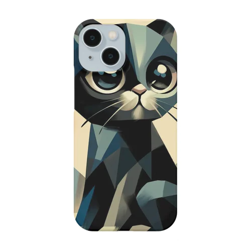 黒猫　キュビズム01 Smartphone Case