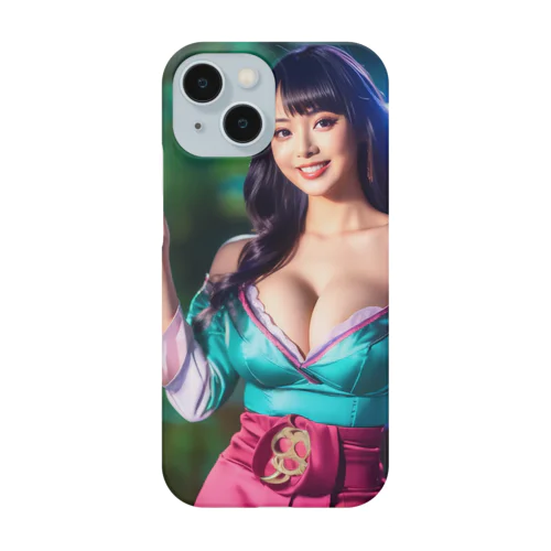 CuteOrientalGirl-A Smartphone Case