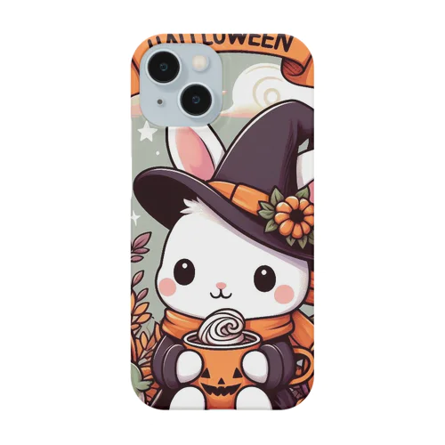 ハロウィン可愛い猫イラスト スマホケース