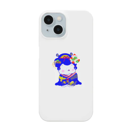 舞妓さん　青 Smartphone Case