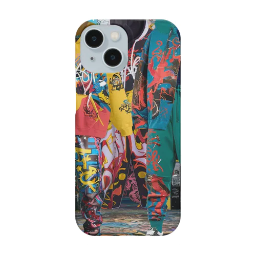 Urban Rainbow: Bold Hip-Hop Fashion Smartphone Case