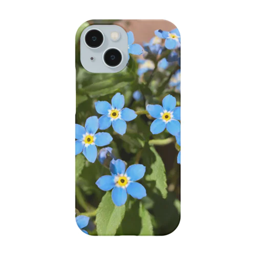 ワスレナグサ　4月５日の誕生花 Smartphone Case