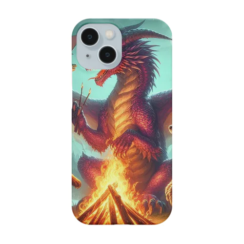 ドラゴンとその仲間たちのたき火会 Smartphone Case