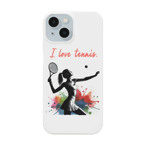 I love tennis.（その４） Smartphone Case