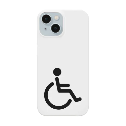 車椅子マーク（黒） Smartphone Case