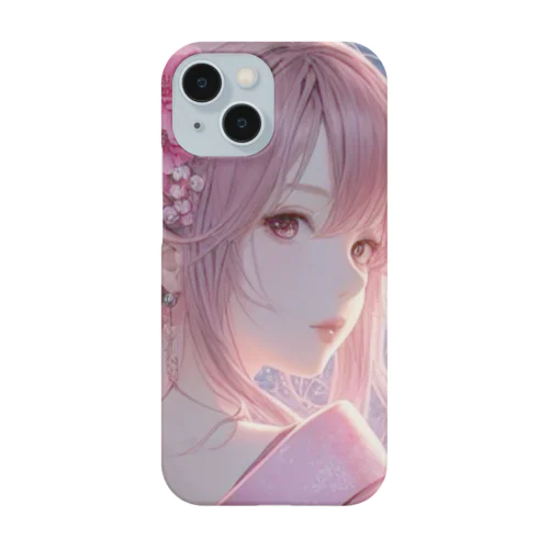 🌸お花見女子ともちゃん💕 Smartphone Case