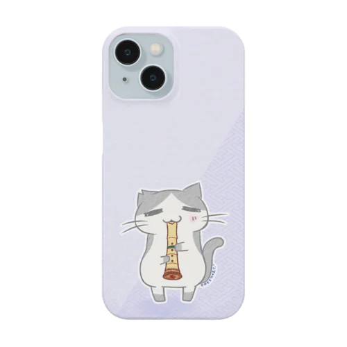 ひのもとにゃんこ®️ 尺八 / 桃藤 Smartphone Case