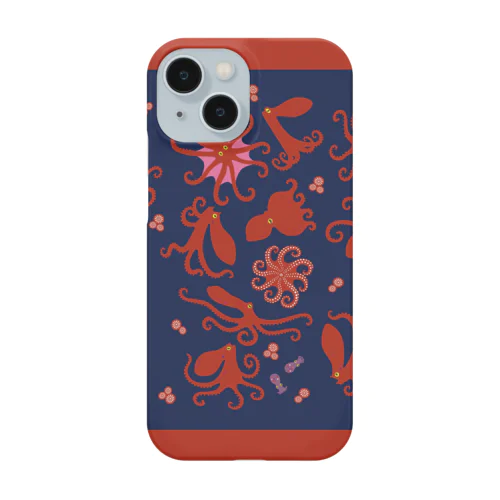 蛸がいっぱい iPhone Smartphone Case