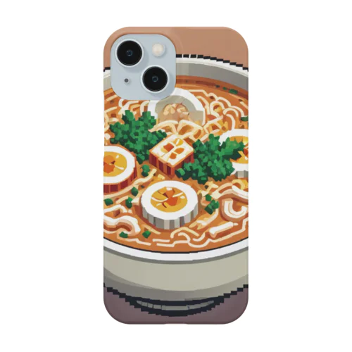 ラーメンの魅力が詰まったドット絵 スマホケース