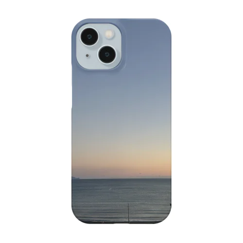 ただの夕方の海 スマホケース