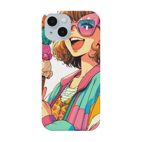 90'sアイス少女② Smartphone Case