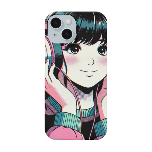 80’sヘッドフォン少女① Smartphone Case