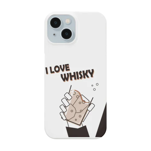 I LOVE WHISKEY-01 スマホケース