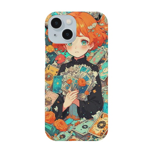 トランプ占いの少女 アメジスト 2846 Smartphone Case