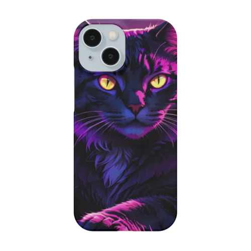 夜の静けさを満喫する猫 Smartphone Case