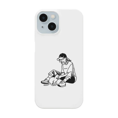 猫　距離感 Smartphone Case