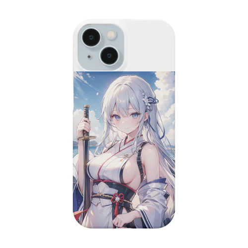 日本刀をもった美少女 Smartphone Case