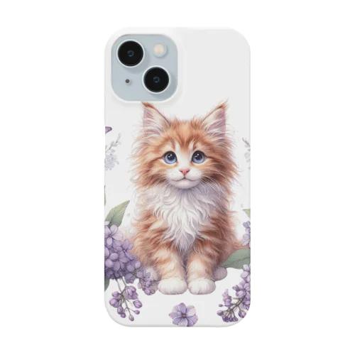 子猫とお花 Smartphone Case