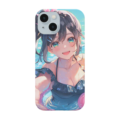 🐬黒髪女子と水着デート☀️ Smartphone Case