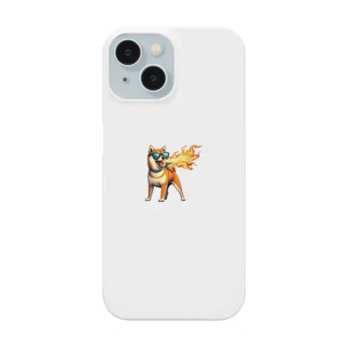 火を吹く柴犬 Smartphone Case