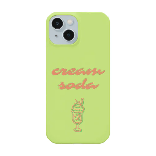 メロンクリームソーダ / creamsoda greenorange【枠なし】 Smartphone Case