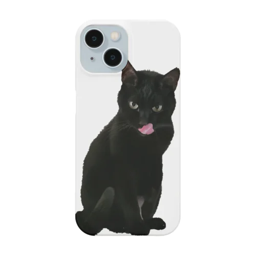 黒ねこペロリ Smartphone Case