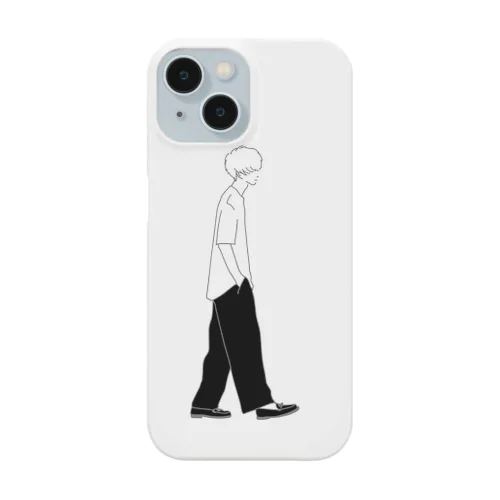 散歩する男の子 Smartphone Case