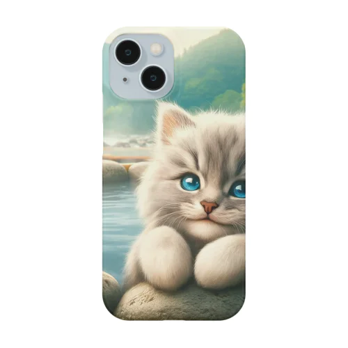 子猫の温泉旅行 Smartphone Case