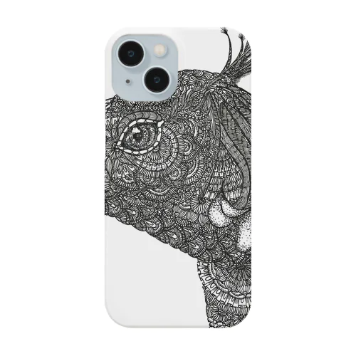 Peacock モノクロームver Smartphone Case