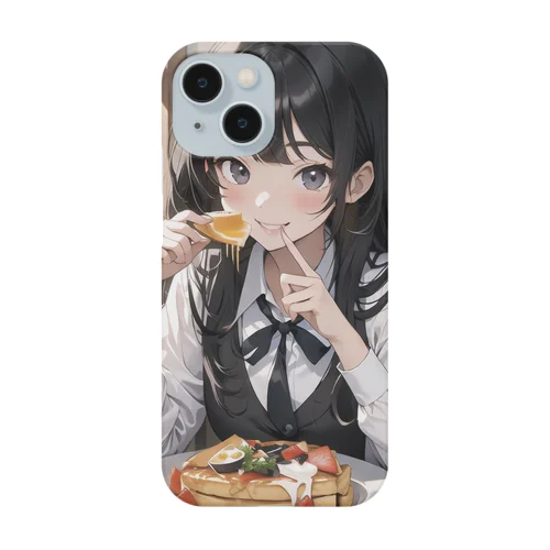 朝食中の女子高生2 Smartphone Case