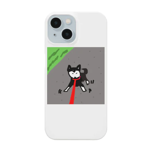 黒柴散歩拒否 Smartphone Case