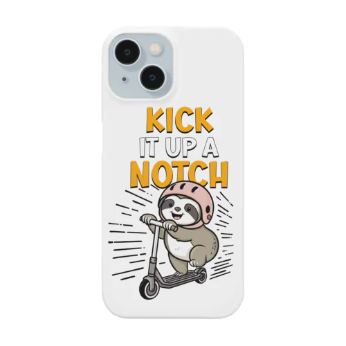 キックスケーターで怠け者パワーアップするぞ！ Smartphone Case