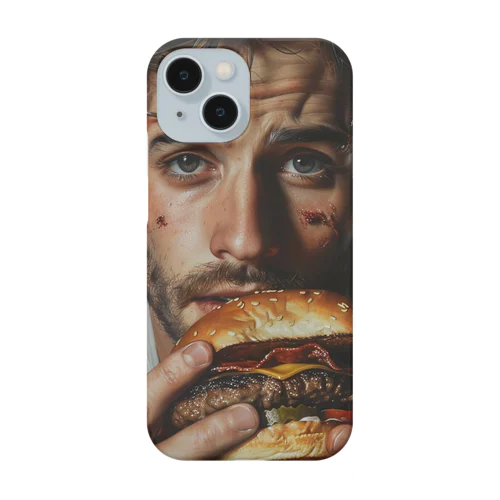 ハンバーガーと男　エンジェル717 2065 Smartphone Case