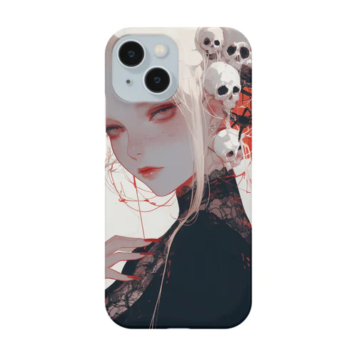 美女とドクロラフルール　1859 Smartphone Case