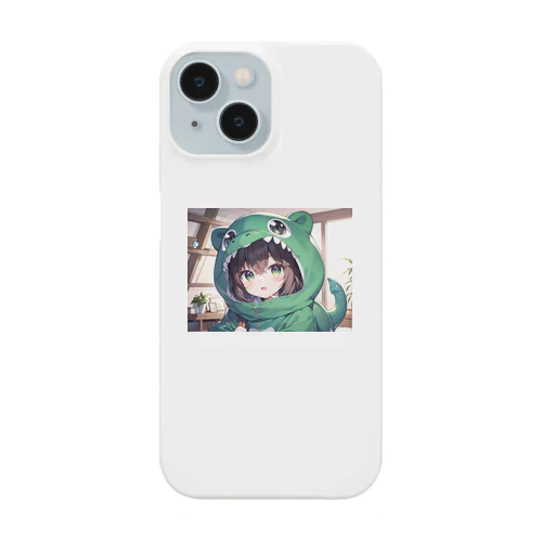 恐竜の着ぐるみを着た女の子 Smartphone Case